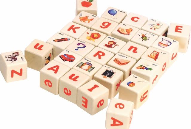 Wooden -educational-alphabet blocks