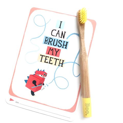 kids-coloured-bamboo-toothbrush-australia