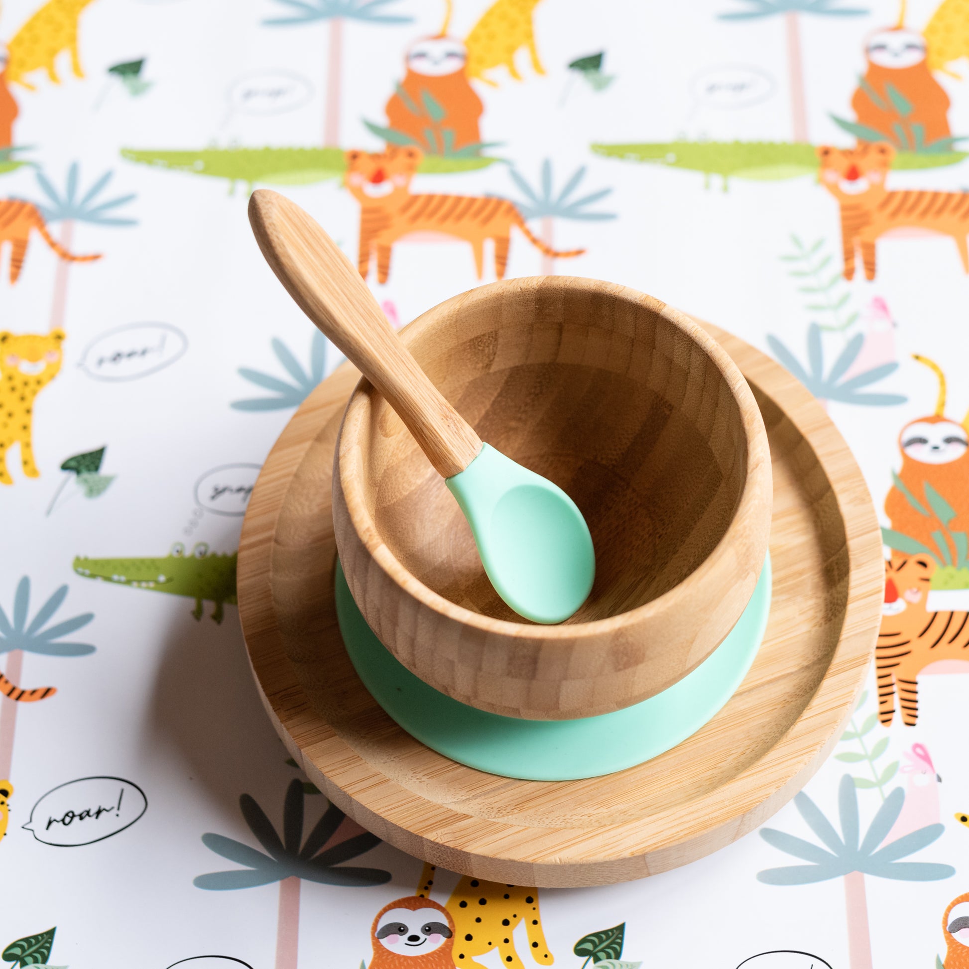 bamboo-suction-feeding-plate-bowl-spoon-set-australia